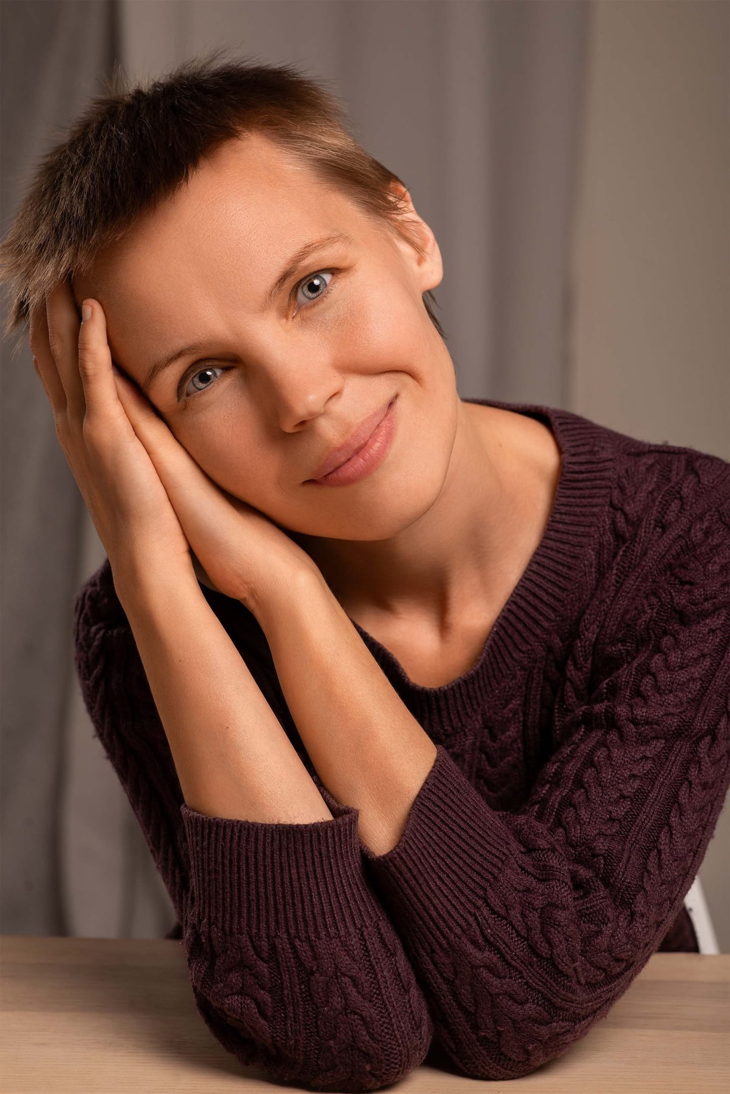 Portrait retouched with Reblum